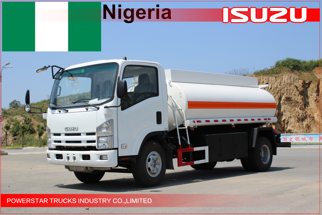 8 000 litres de camion citerne d'essence isuzu au nigeria