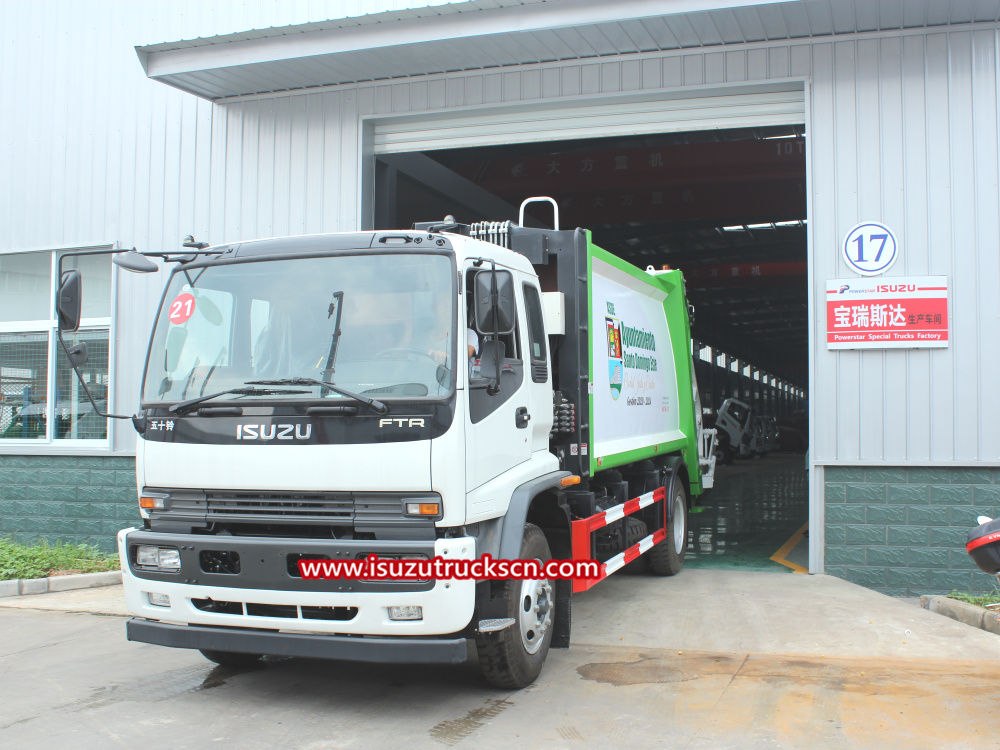 Rapport de contrôle de la qualité des camions compacteurs à ordures Isuzu
        