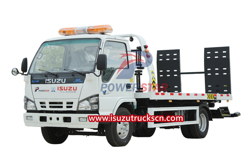 Comment faire fonctionner le camion de dépannage Isuzu 3 tonnes