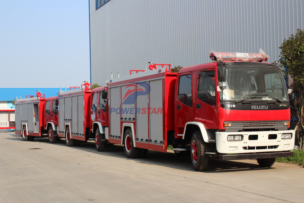 Approvisionnement professionnel Isuzu camion pompier incendie lutte camion d’incendie du Type mousse eau