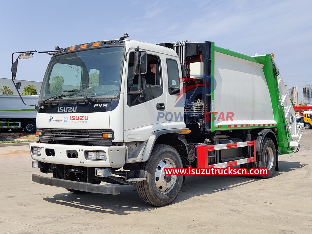 Introduction de la fonction du camion à ordures compressé Isuzu
    
