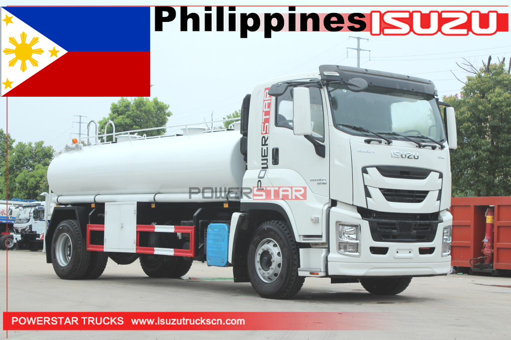 Philippines -1 unité ISUZU GIGA VC61 camion de livraison d'eau potable
