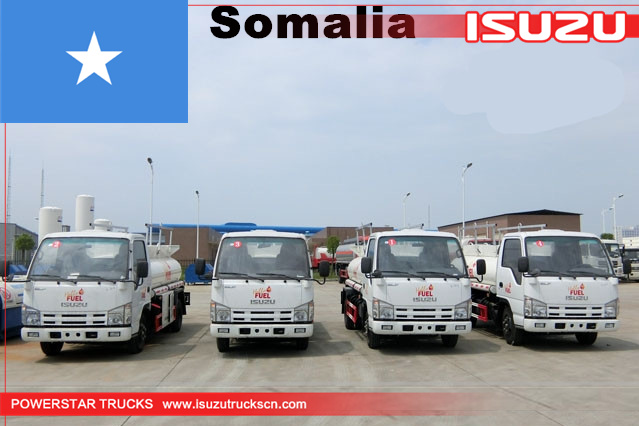 Somalie - 4 unités camion-citerne de carburant isuzu