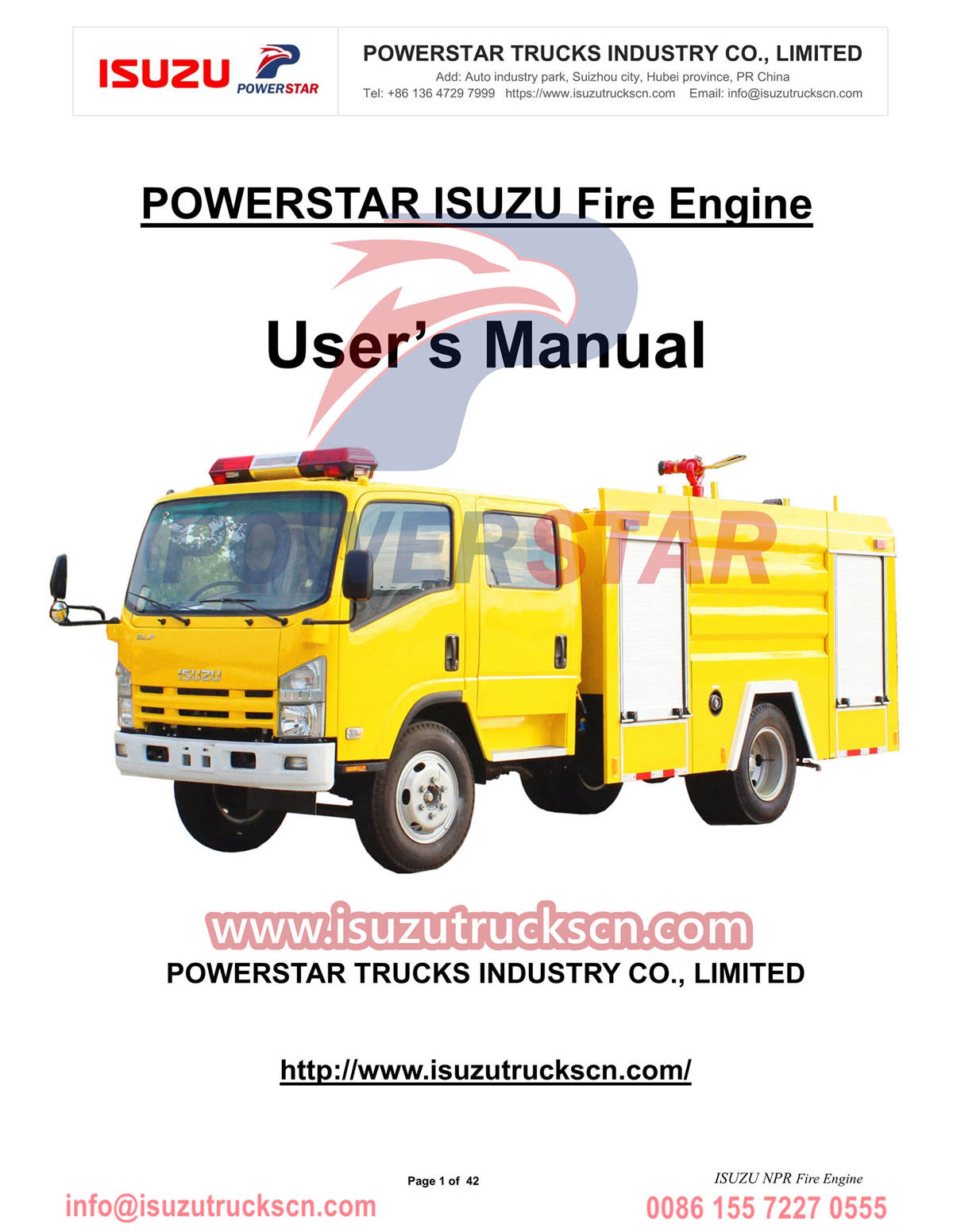 Camion de pompiers ISUZU ELF 5000L Exportation manuelle Dubaï
        
