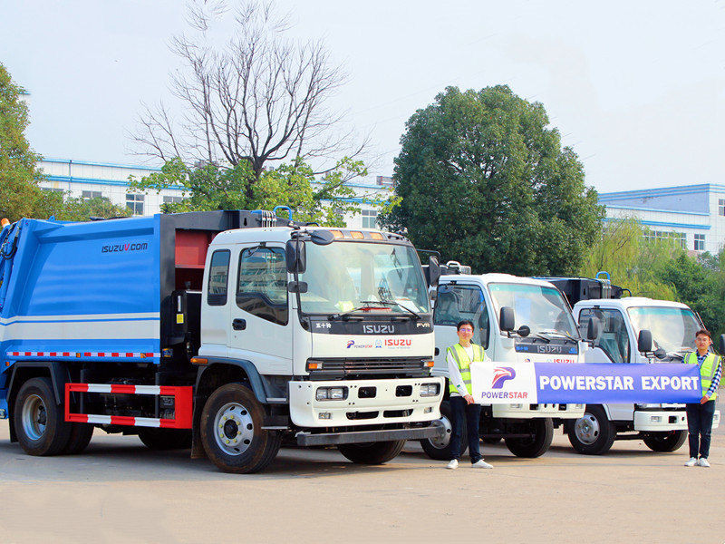 Comment expédier des camions compacteurs d’ordures Isuzu
    