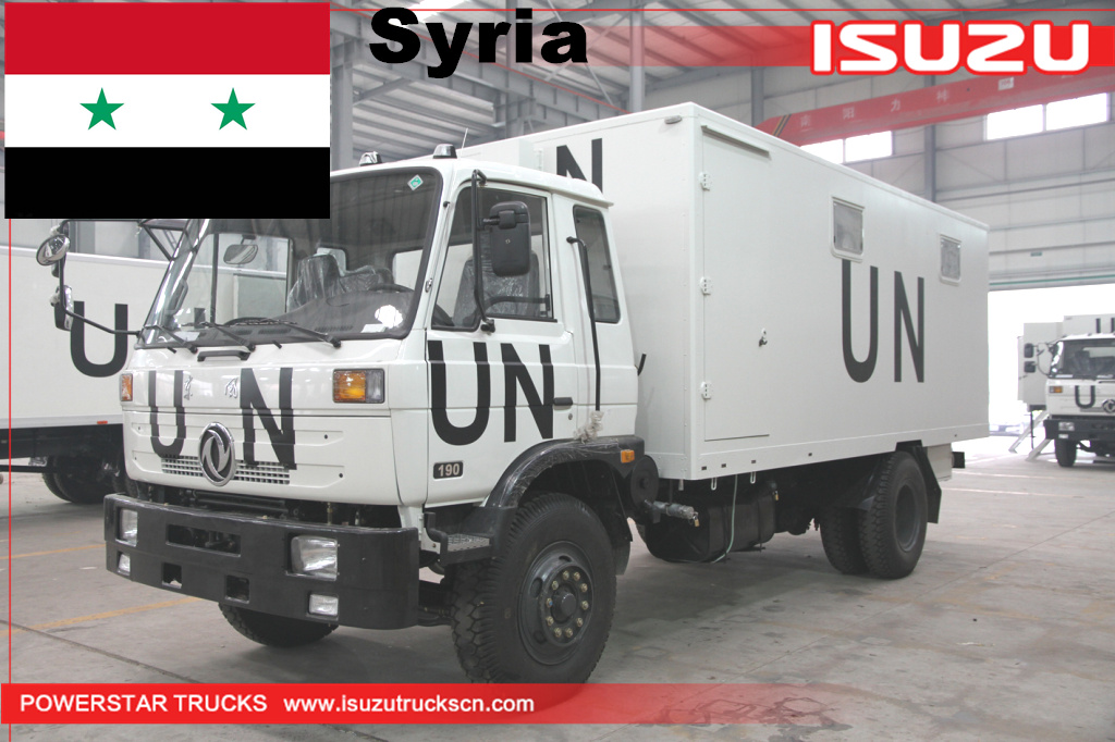 syria - camion de douche de sauvetage d'urgence de 2 unités